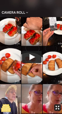 How to create a recipe video using reels