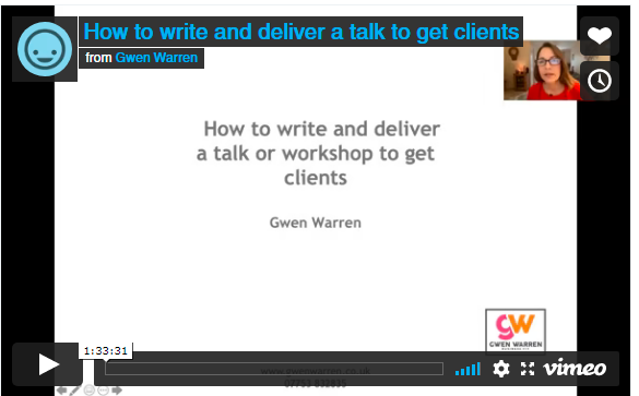 How to write and deliver a talk to get clients